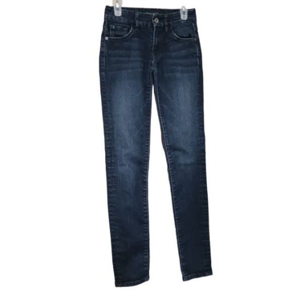 Guess Curvy Sophia dark Wash Skinny Jeans  Size 23 - Picture 1 of 15